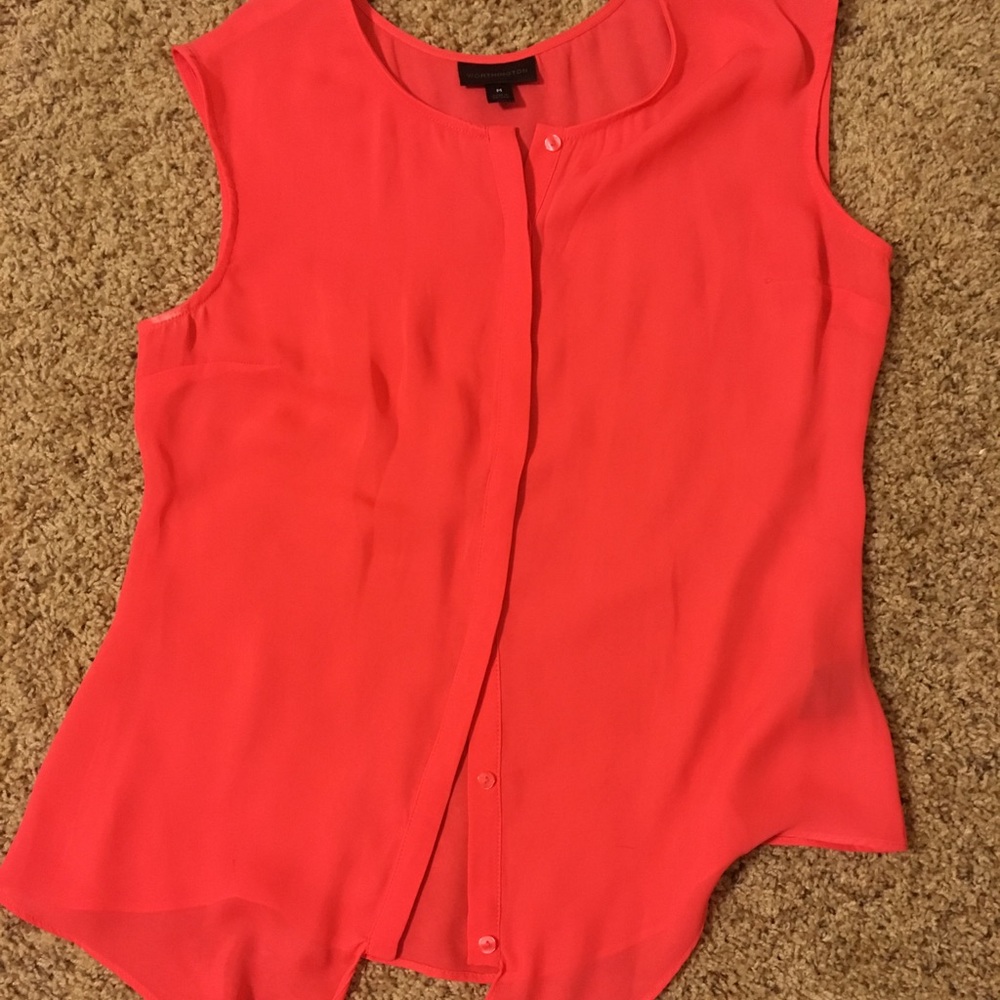 Front tie blouse